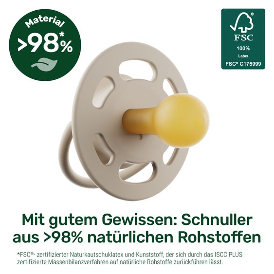 Nip Schnuller 4er Pack Cherry - Latex ab 6 M Girl