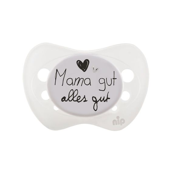 Nip Schnuller Limited Edition 0-6 M - Mama gut, alles gut