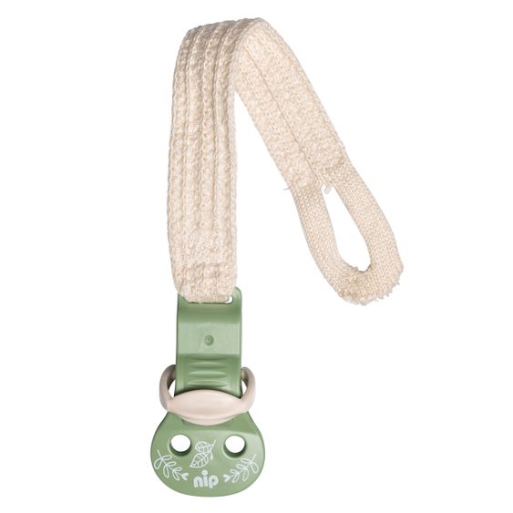 Nip Pacifier band stay green - organic cotton - Green