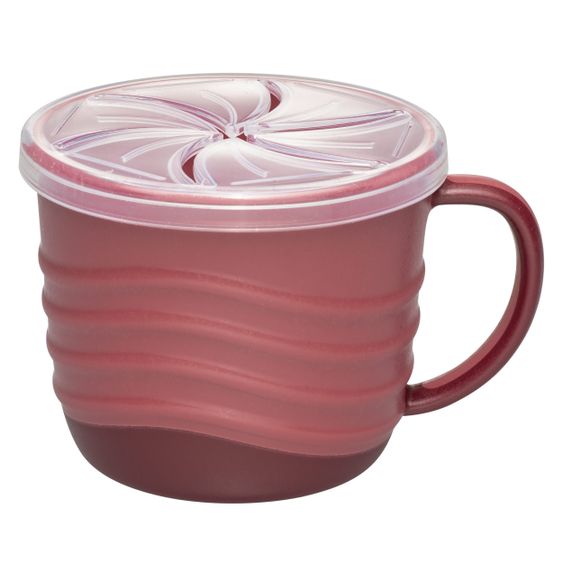 Nip Snackbox / Kindertasse 2in1 eat green - aus nachwachsenden Rohstoffen - Rot