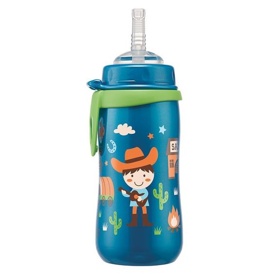 Nip Strohhalm-Becher Straw Cup 330 ml - Cowboy