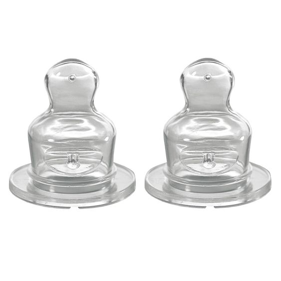 Nip Teat 2 Pack Standard - Silicone - Size 1 S (Tee)