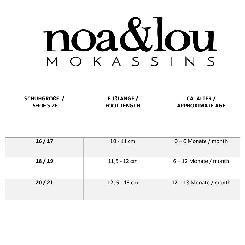Noa & Lou Baby-Mokassins - Amy - Gr. 16/17