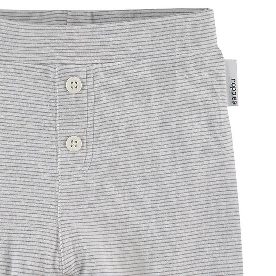 Noppies Hose Kalbe - Ringel Grau - Gr. 56