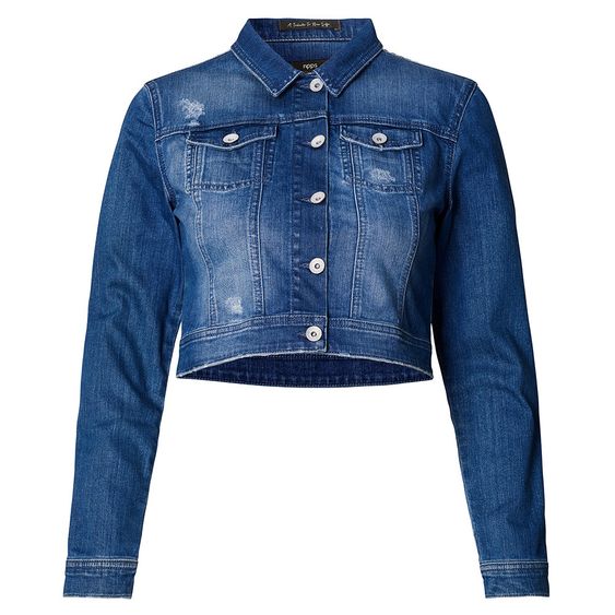 Noppies Jeansjacke Rowan - Blau - Gr. S