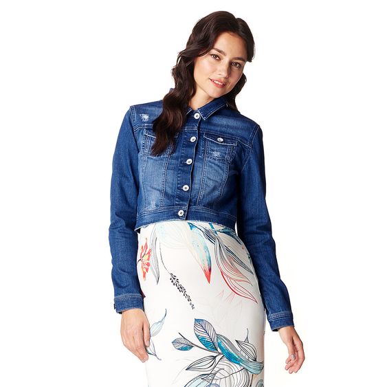Noppies Jeansjacke Rowan - Blau - Gr. S