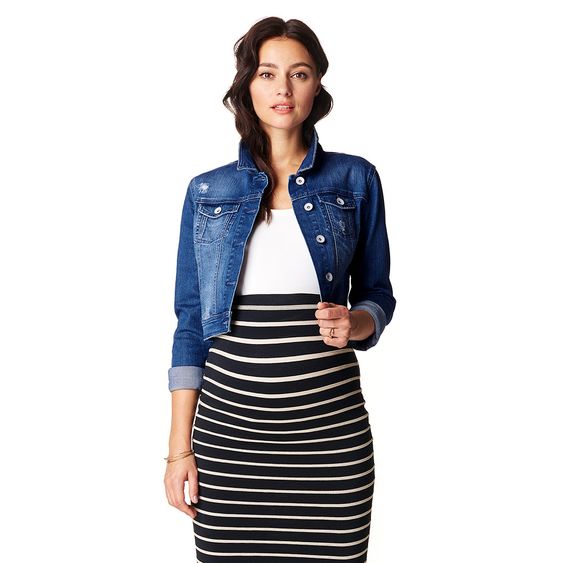 Noppies Jeansjacke Rowan - Blau - Gr. S