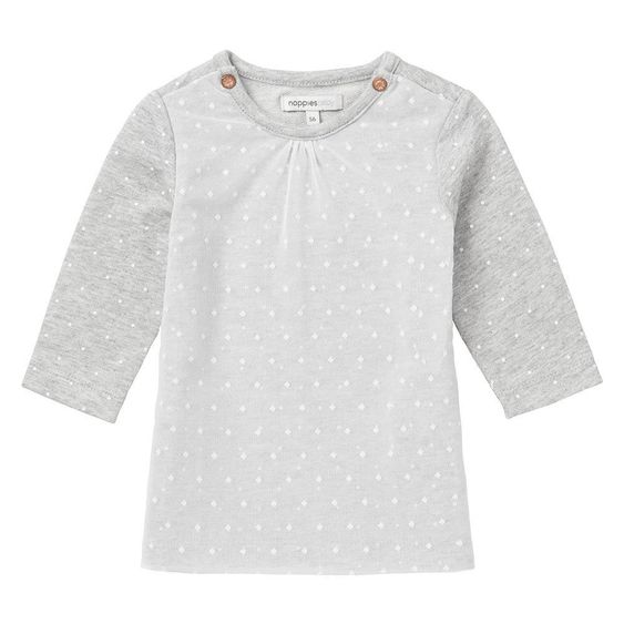 Noppies Kleid Duarte - Hellgrau Melange - Gr. 62