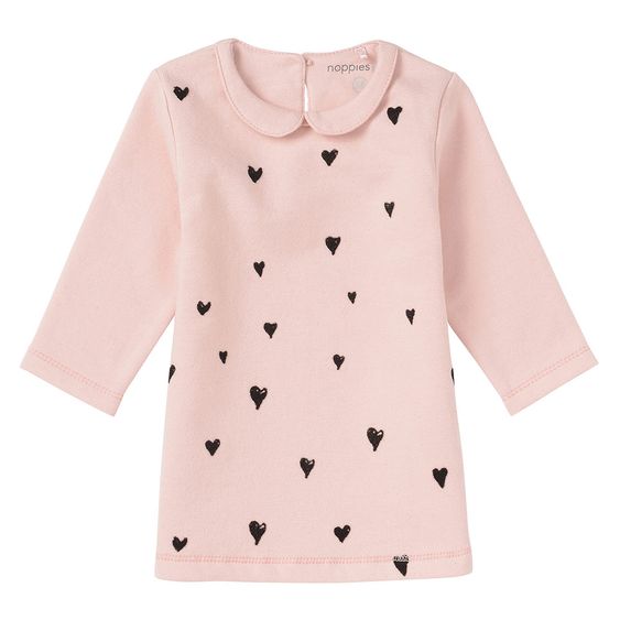 Noppies Kleid Ischia - Herzen Rosa - Gr. 62
