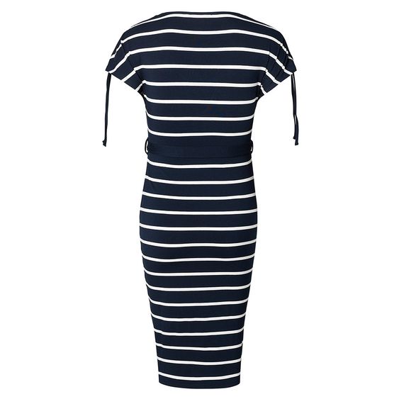 Noppies Kleid mit Stillfunktion Lotta - Streifen Dunkelblau - Gr. M