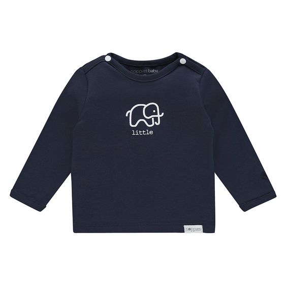 Noppies Langarmshirt Amanda - Elefant Navy - Gr. 56