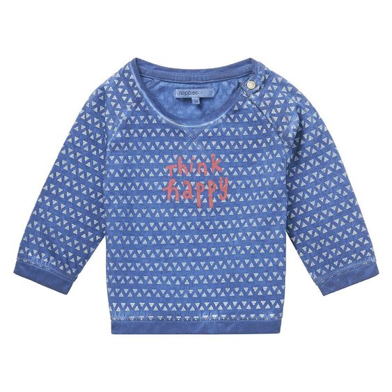 Noppies Langarmshirt Denison - Dunkelblau - Gr. 50