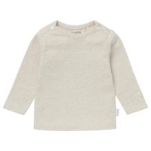 Langarmshirt - Little One Oatmeal Melange - Gr. 74