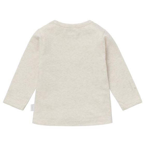 Noppies Langarmshirt - Little One Oatmeal Melange - Gr. 74