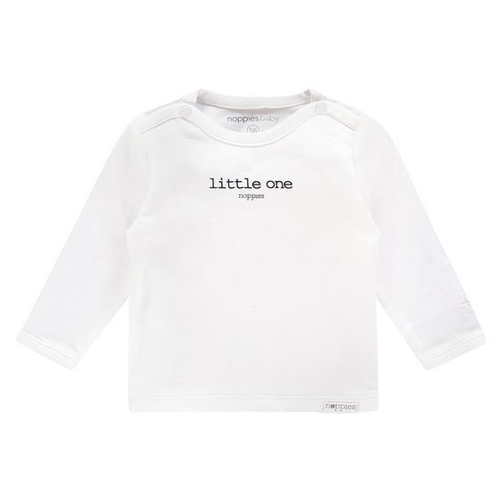 Noppies Langarmshirt Little One - Weiß - Gr. 56