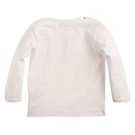 Noppies Langarmshirt Lucky Star - Weiß - Gr. 50