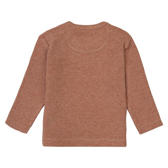 Noppies Langarmshirt Natal - Café au Lait Melange - Gr. 50