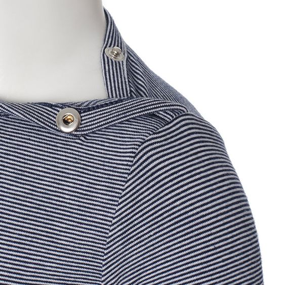 Noppies Langarmshirt Ringel Myla Gr. 56 - Navy Rosa