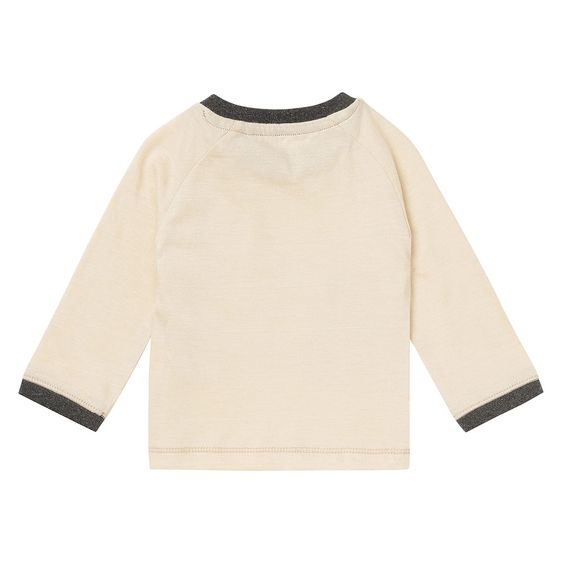 Noppies Langarmshirt You Win - Beige - Gr. 56