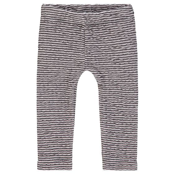 Noppies Leggings Port - Streifen Grau Weiß - Gr. 56