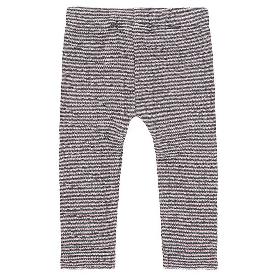 Noppies Leggings Port - Streifen Grau Weiß - Gr. 56