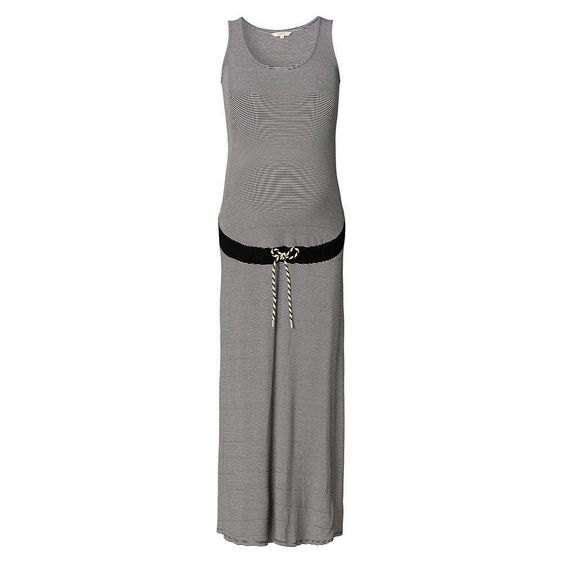Noppies Maxi-Kleid Emily - Ringel - Schwarz Weiß - Gr. XL