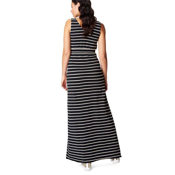 Noppies Maxi-Kleid Mila - Streifen Schwarz Weiß - Gr. S
