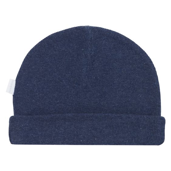 Noppies Mütze Nevel - Navy Melange - Gr. 0 -3 Monate