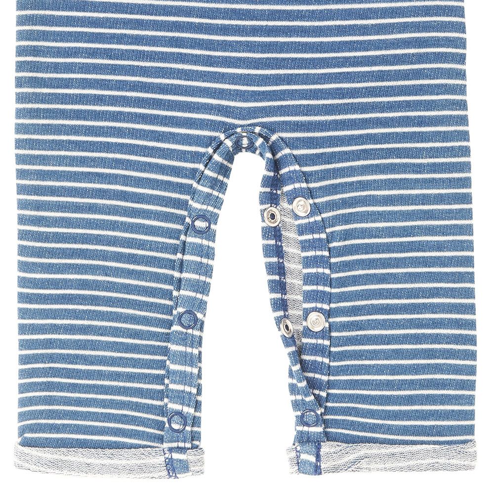 Noppies Overall Kurzarm Esine - Ringel Blau - Gr. 62