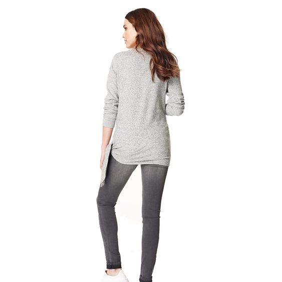 Noppies Pullover Gennifer - Hellgrau Melange - Gr. S