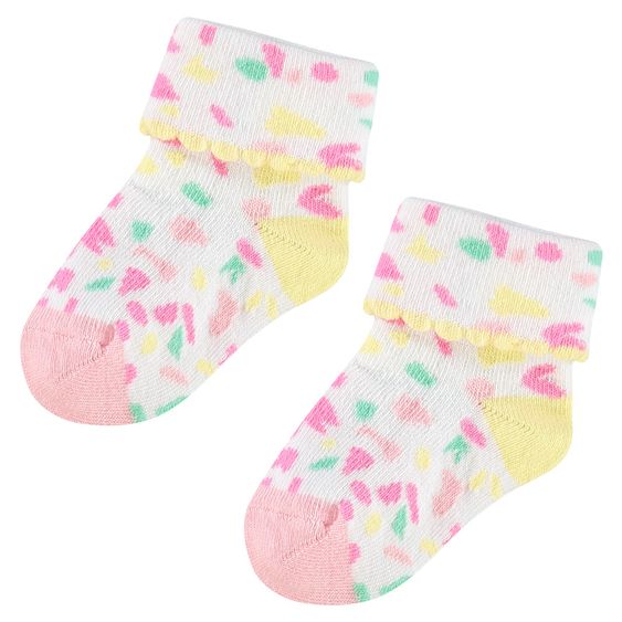 Noppies Socken 2er Pack Salinas - Streifen - Bunt - Gr. 3 - 6 Monate