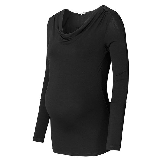 Noppies Still-Shirt Langarm Hada mit Mesh-Einsatz - Schwarz - Gr. XL