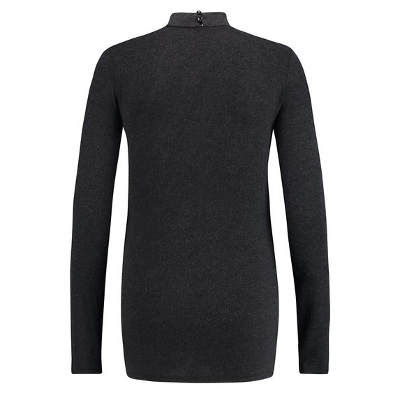 Noppies Still-Shirt Langarm Melody - Anthrazit Melange - Gr. S