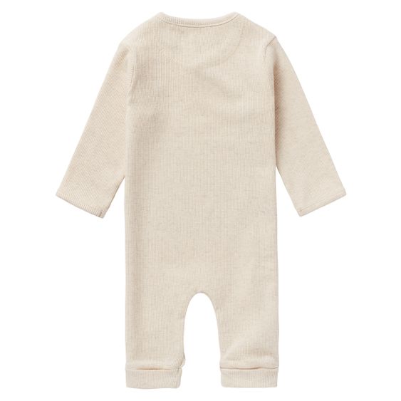 Noppies Strampler Nevis - Oatmeal Melange - Gr. 50