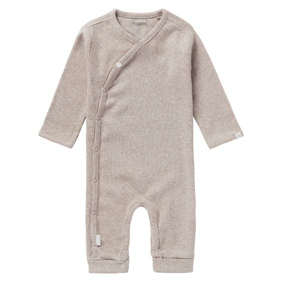 Noppies Strampler Nevis - Taupe Melange - Gr. 50