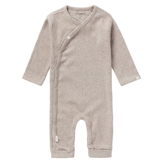 Noppies Romper Nevis - Taupe Melange - Gr. 74