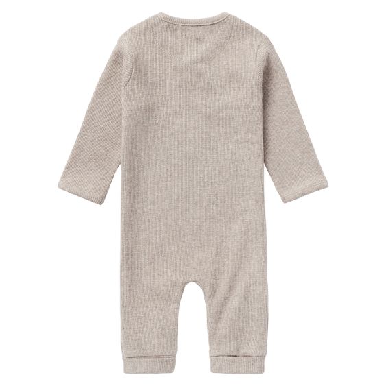 Noppies Romper Nevis - Taupe Melange - Gr. 74