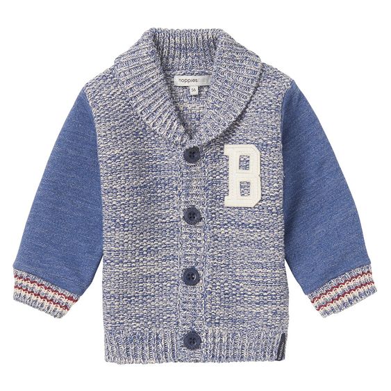 Noppies Strickjacke Galax - Blau - Gr. 62