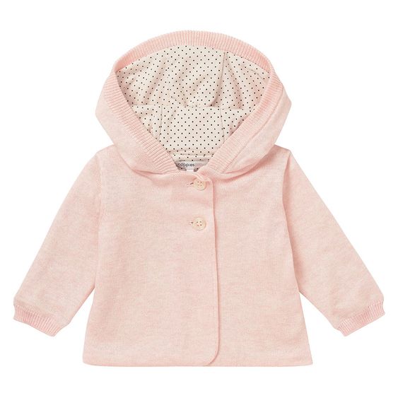 Noppies Strickjacke mit Kapuze Indio - Rosa - Gr. 62