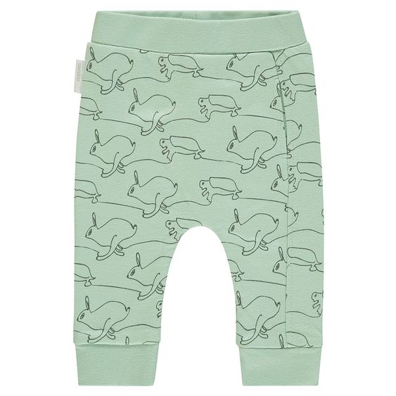 Noppies Sweat Hose Tarboro - Hase + Schildkröte Mint - Gr. 50