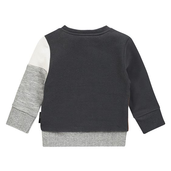 Noppies Sweatshirt Truckee - Orange Schwarz Grau - Gr. 56