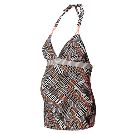 Noppies Tankini Top Claudia - Grau Beige Lachs - Gr. XS/S