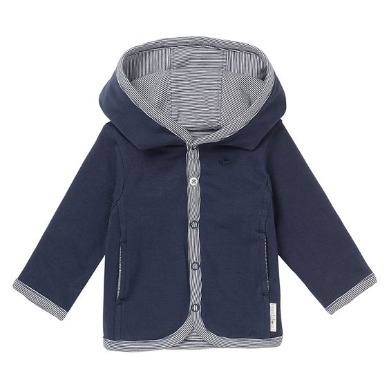 Noppies Wende-Jacke Joke - Ringel Navy - Gr. 50
