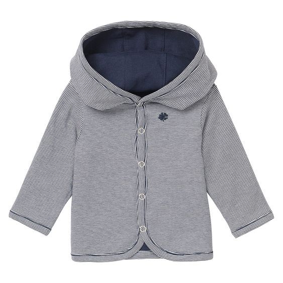 Noppies Wende-Jacke Joke - Ringel Navy - Gr. 50