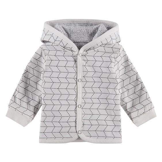 Noppies Wende-Jacke Kamin - Grau Melange - Gr. 50