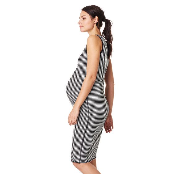 Noppies Wende-Kleid Nora Lang - Streifen Schwarz Weiß - Gr. S