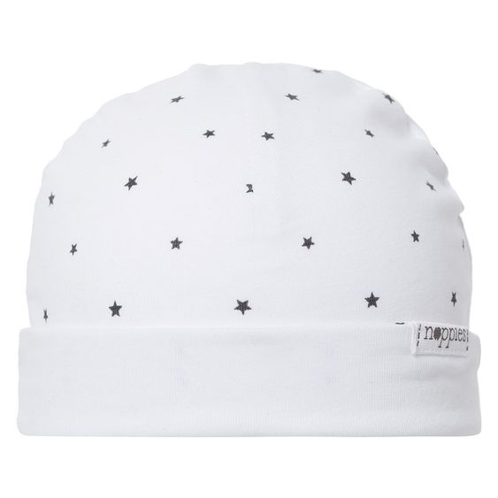 Noppies Turning Cap Dani - Stars White - Gr. 0 - 3 months