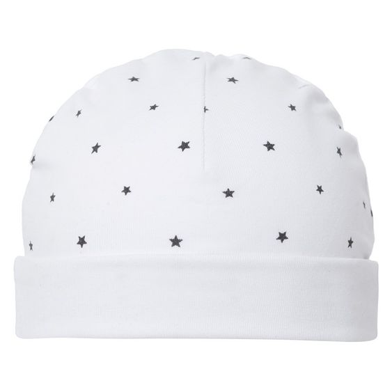 Noppies Turning Cap Dani - Stars White - Gr. 0 - 3 months