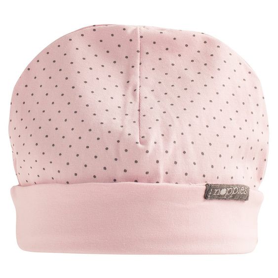Noppies Wende-Mütze Gojira - Tupfen Rosa - Gr. 0 - 3 Monate