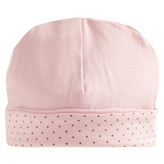 Noppies Wende-Mütze Gojira - Tupfen Rosa - Gr. 0 - 3 Monate